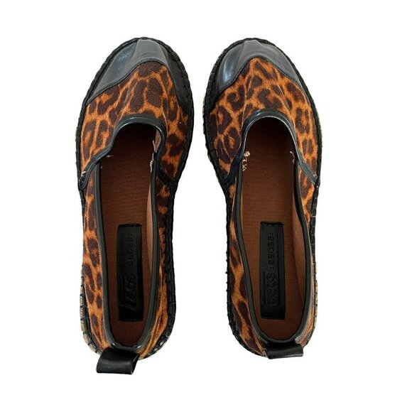 ASOS Wide Fit Julee Flatform Espadrilles in Leopard Print Women's Sz 6W NWOT - Picture 3 of 9